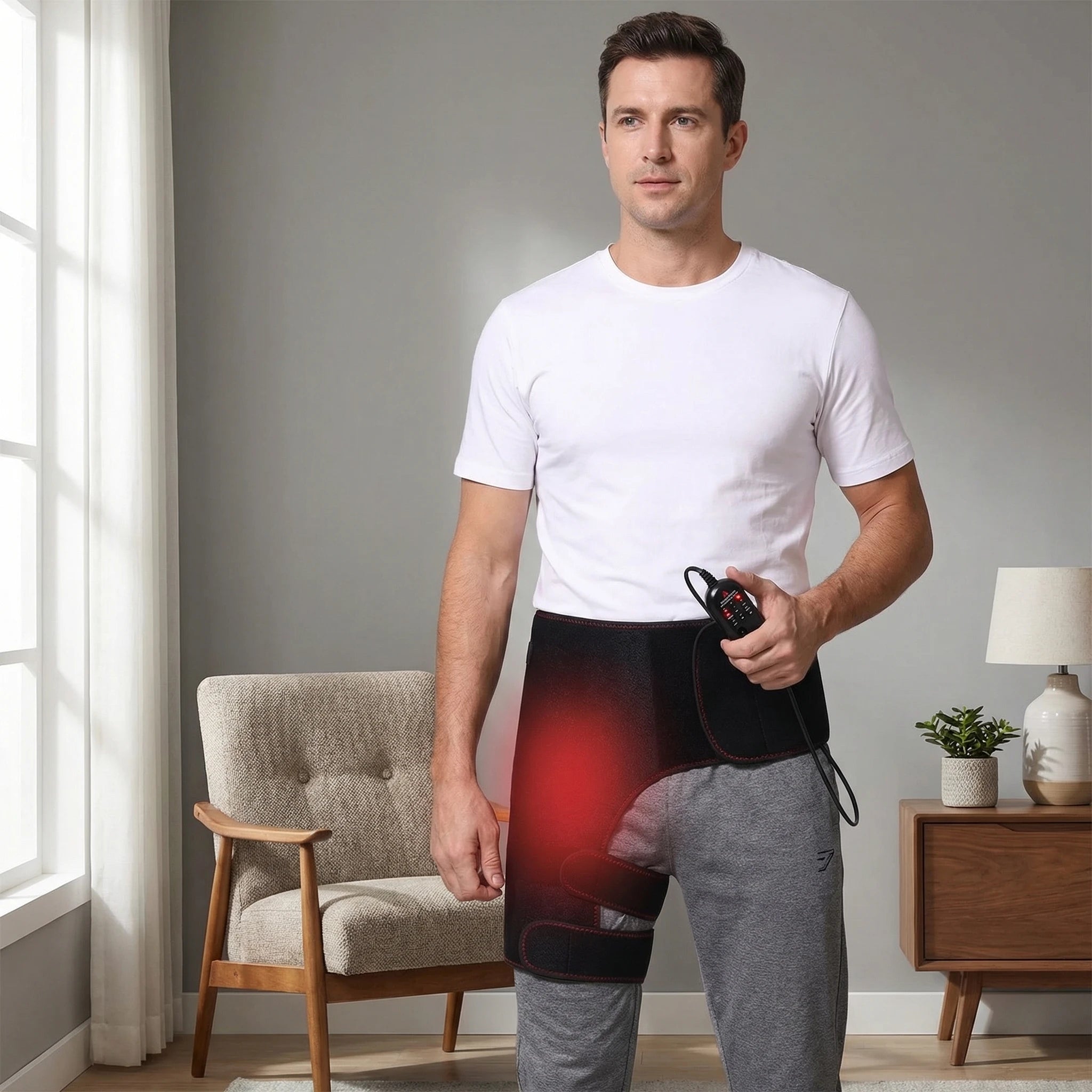 Faja Térmica Masajeadora Vibratoria para Cintura y Cadera