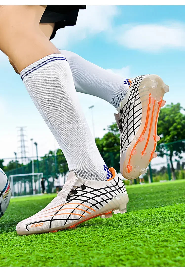 Botines de fútbol F50 FG estilo Spider unisex para terreno firme
