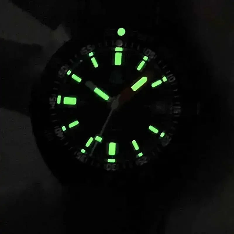 Reloj Mecánico Táctico Frog SUB 300T Diver para Hombre, Zafiro PVD