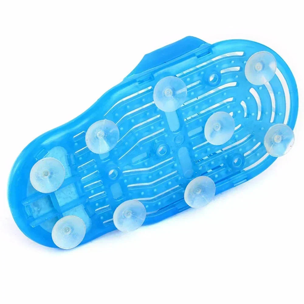 1 unidad de cepillos para pies de ducha, masajeador para baño, cepillos para pies, elimina la piel muerta, limpiador, Spa, lavadora exfoliante, herramientas para zapatillas de lavado