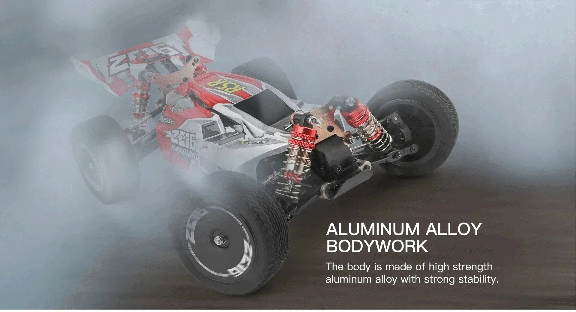 Coche Teledirigido WLtoys Todoterreno 4WD 2.4G hasta 75 km/h