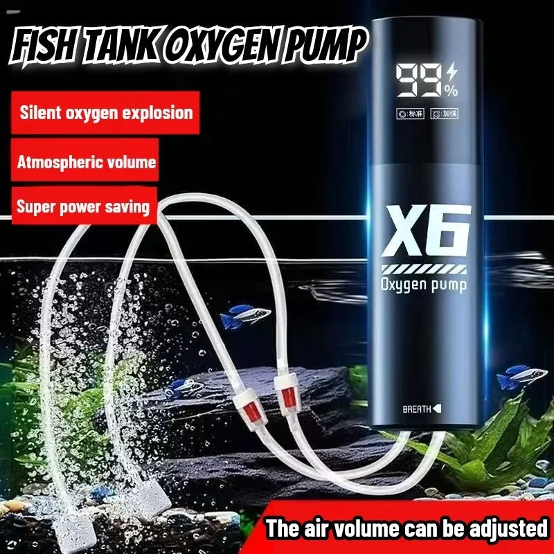 Bomba de Oxígeno USB para Acuario y Pesca