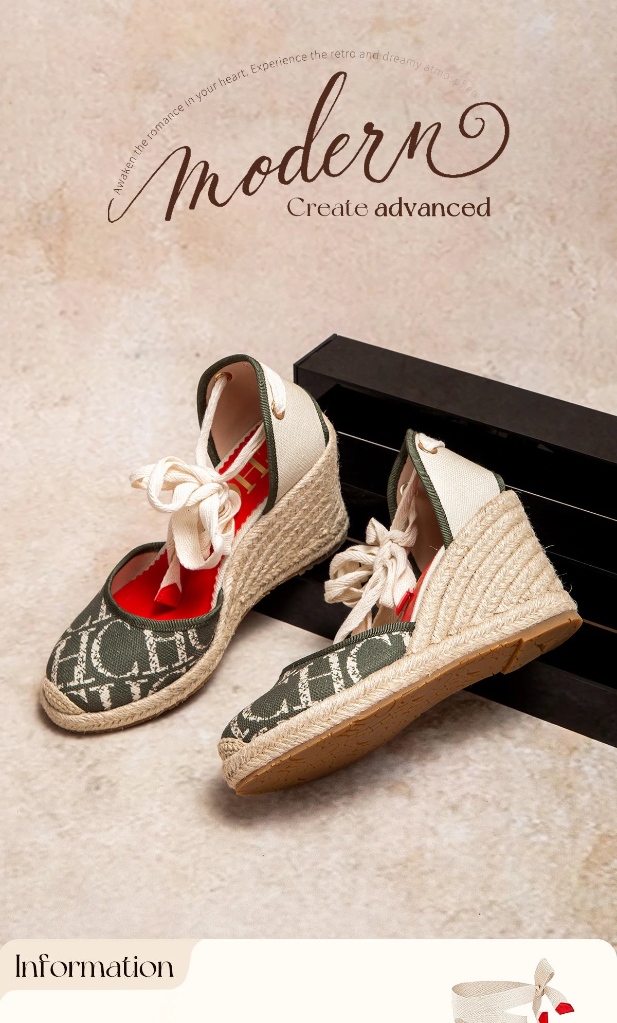 Sandalias Alpargata Mujer Cuña 8cm | Punta Cerrada Correa Tobillo
