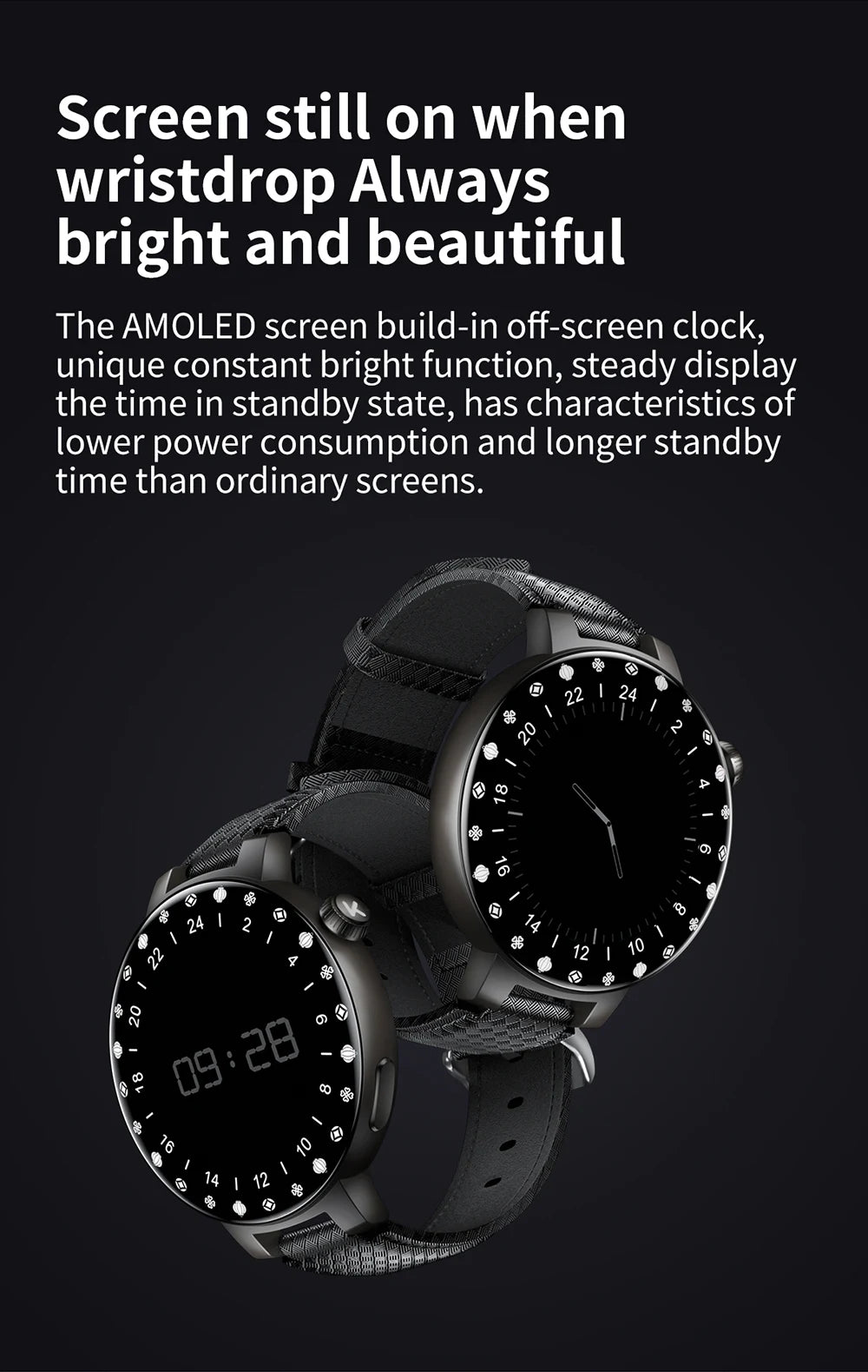 KUMI GT6 Pro Reloj Inteligente AMOLED NFC