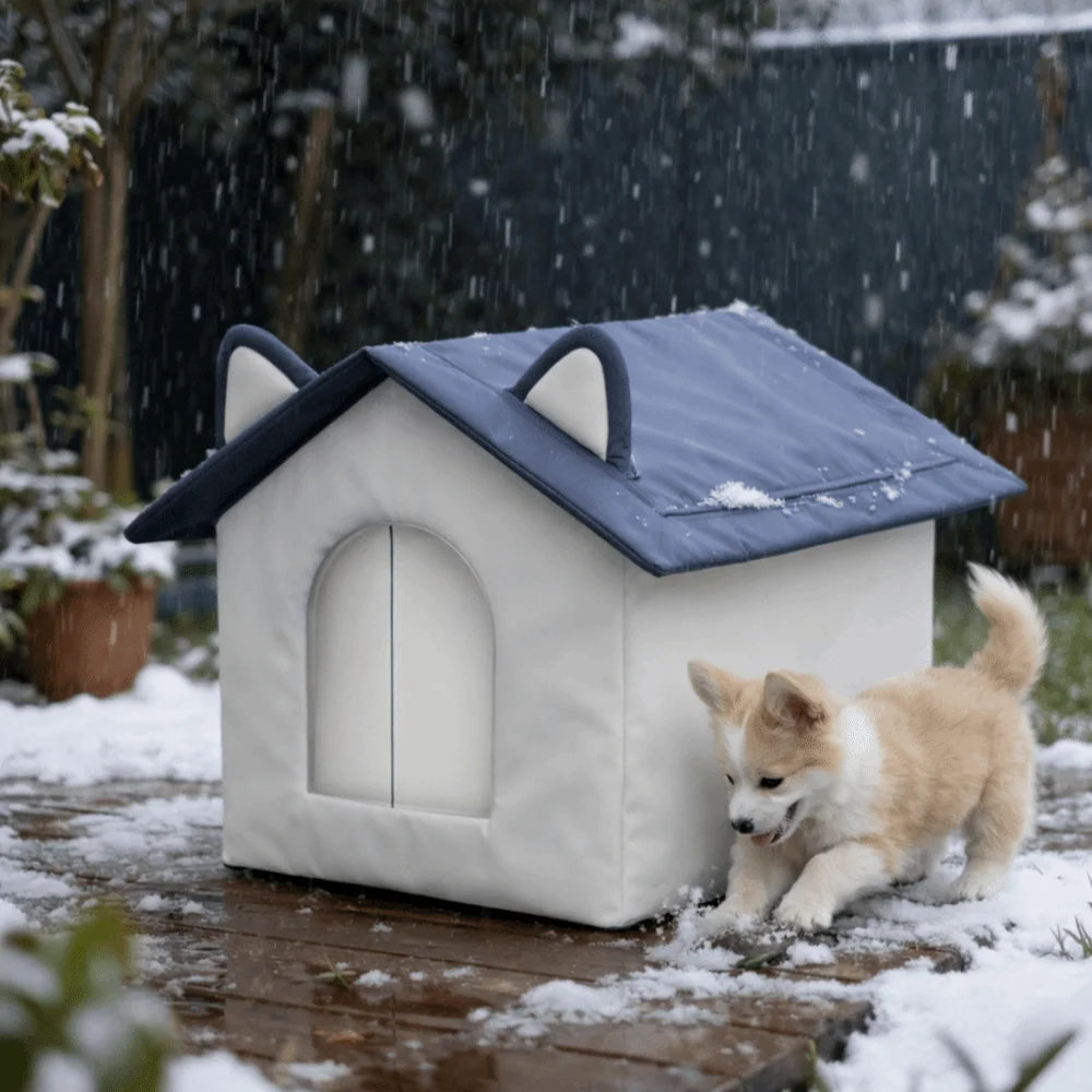 Refugio Aislado para Gatos de Exterior — Impermeable y Resistente