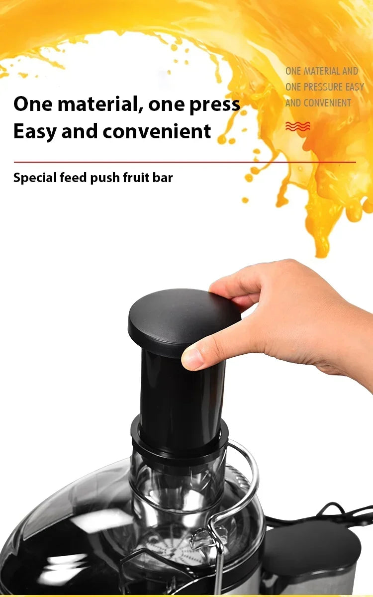 Extractor de Jugo Centrífugo de Acero Inoxidable para Frutas