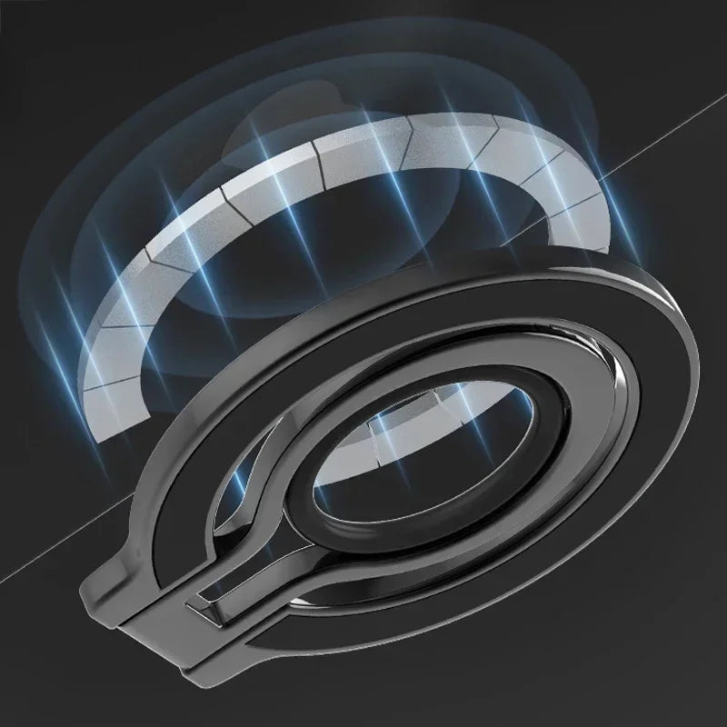 Soporte magnético para anillo de dedo para Magsafe 360 °   Soporte Giratorio para Teléfono, Compatible con iPhone 17, 16, 15, 14, 13, 12 Pro Max, Soporte de Escritorio