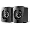 Mini altavoz para ordenador, sonido estéreo con micrófono, Cable auxiliar de 3,5mm, altavoz para el hogar y la Oficina, altavoz para ordenador portátil de escritorio
