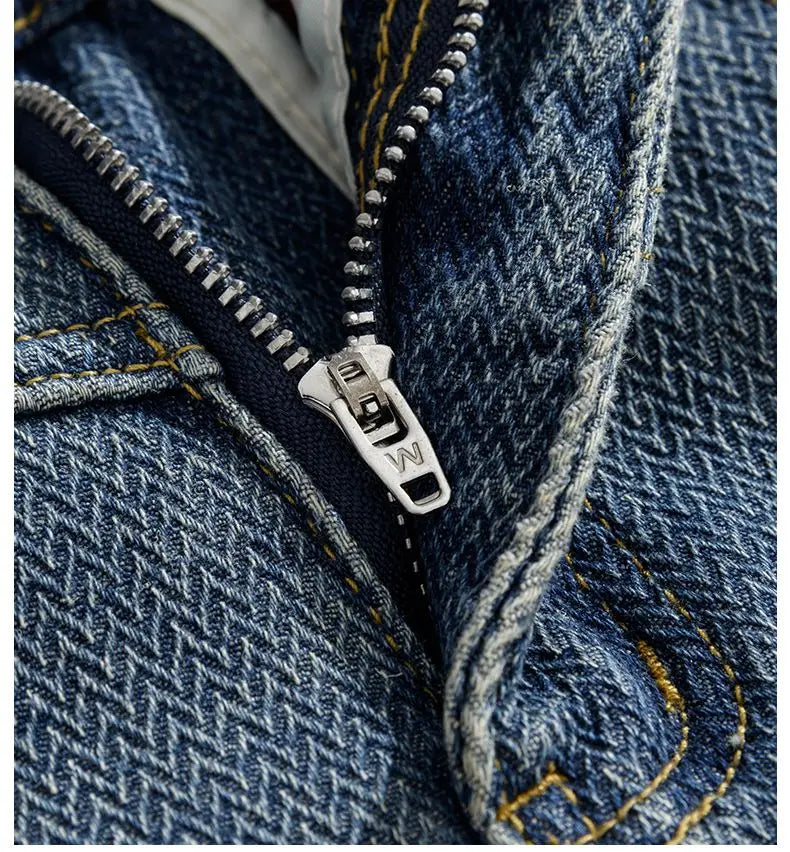 Pantalones Vaqueros de Lana de Pierna Ancha para Mujer