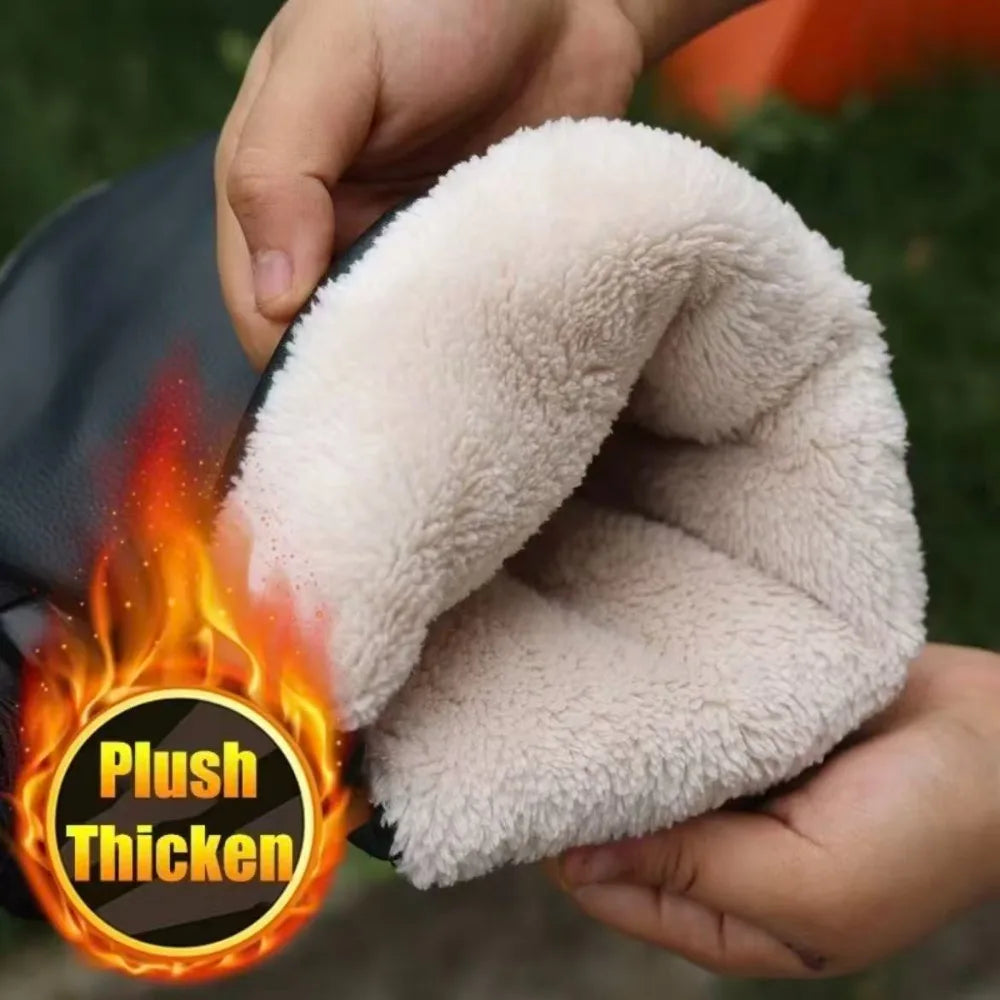 Manguitos para manillar de motocicleta, equipo de invierno, guantes más cálidos, manguitos impermeables, cubierta para mango de bicicleta