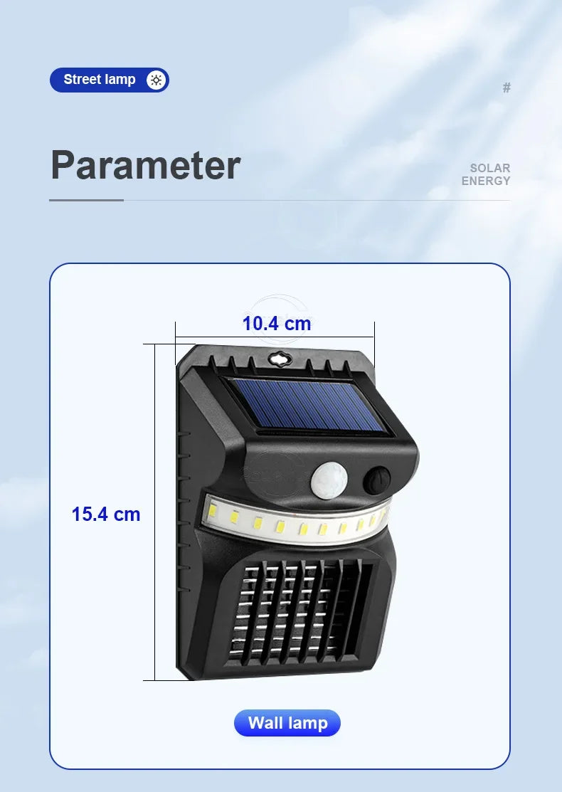 Lámpara Solar Matamosquitos 2 en 1 para Jardín