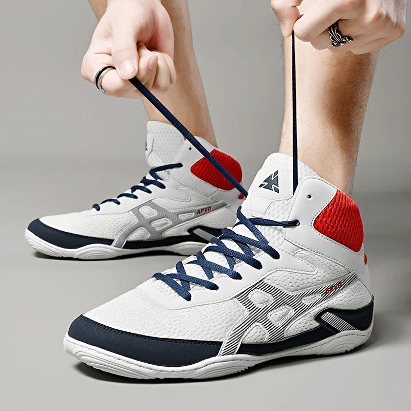Zapatillas de lucha unisex antideslizantes con absorción de impactos