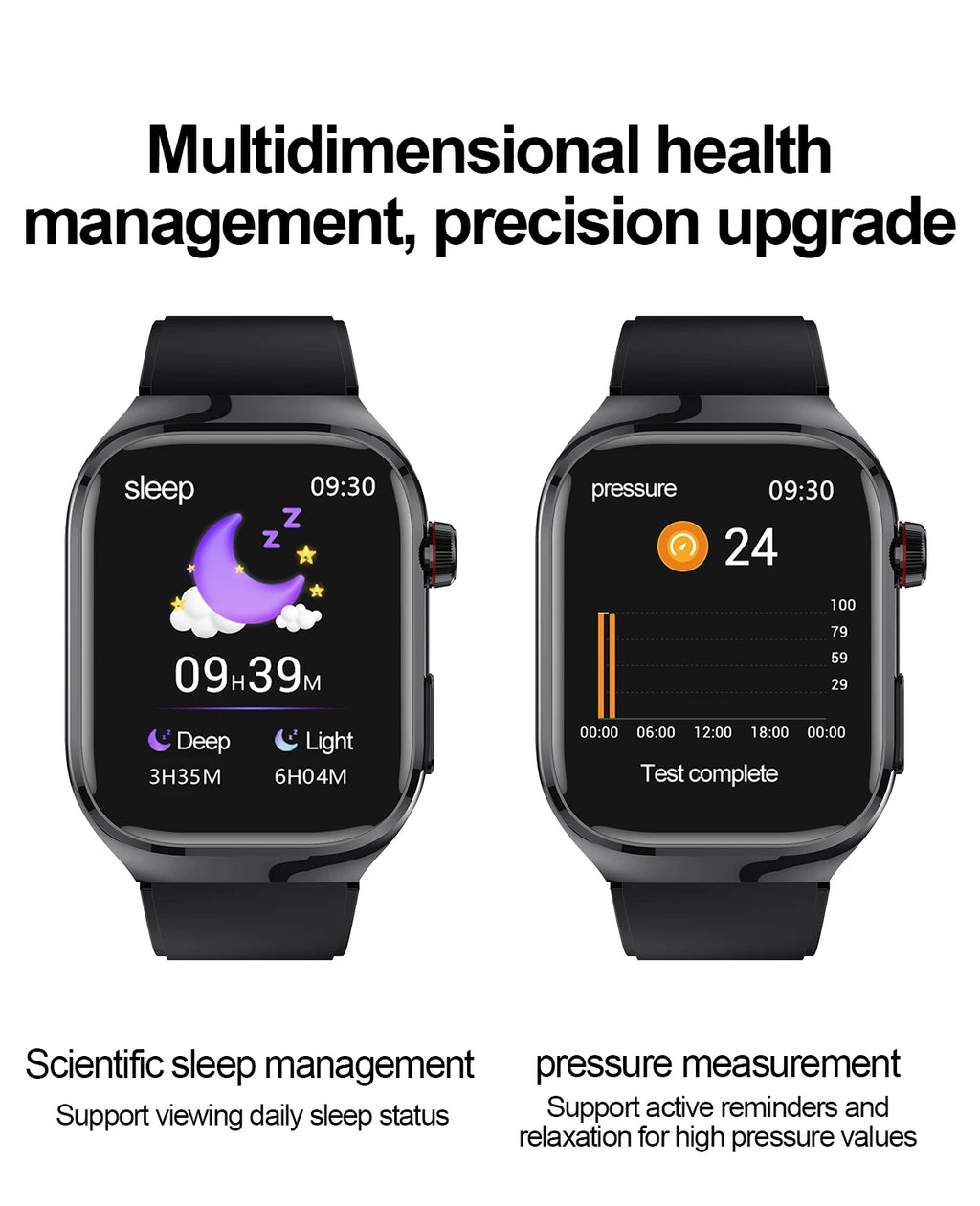 Reloj Inteligente ECG Presión Arterial Bluetooth