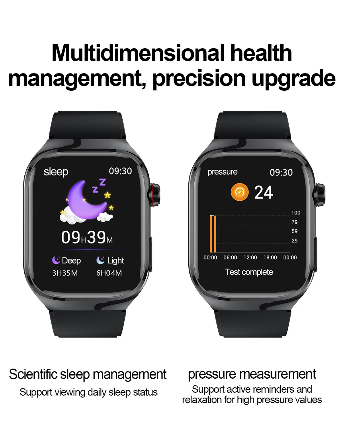Reloj Inteligente ECG Presión Arterial Bluetooth