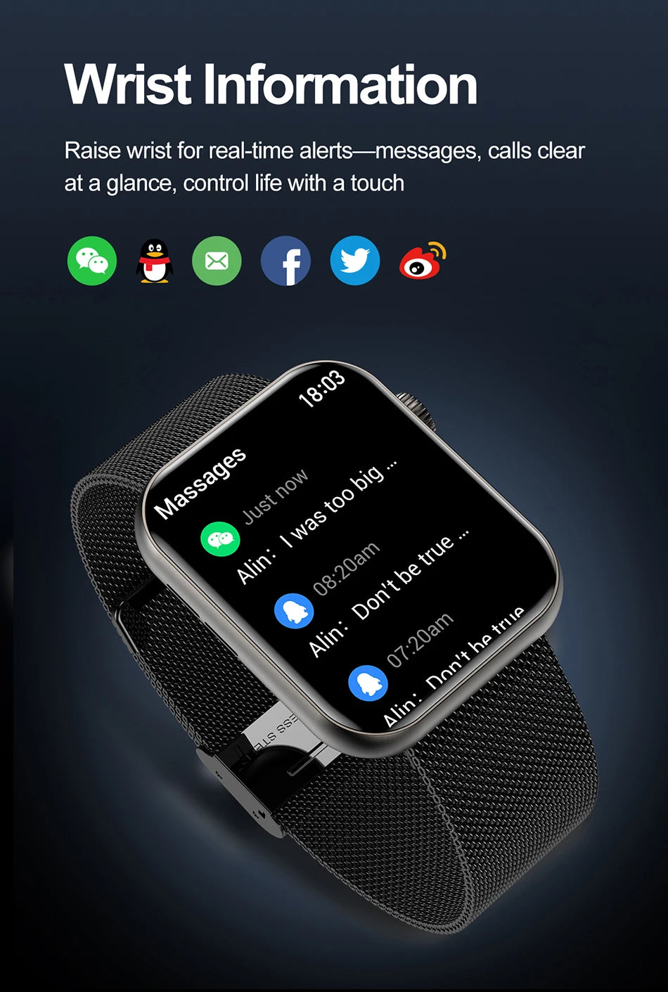 Reloj Inteligente con IA de Voz, IP68 y Llamadas Bluetooth