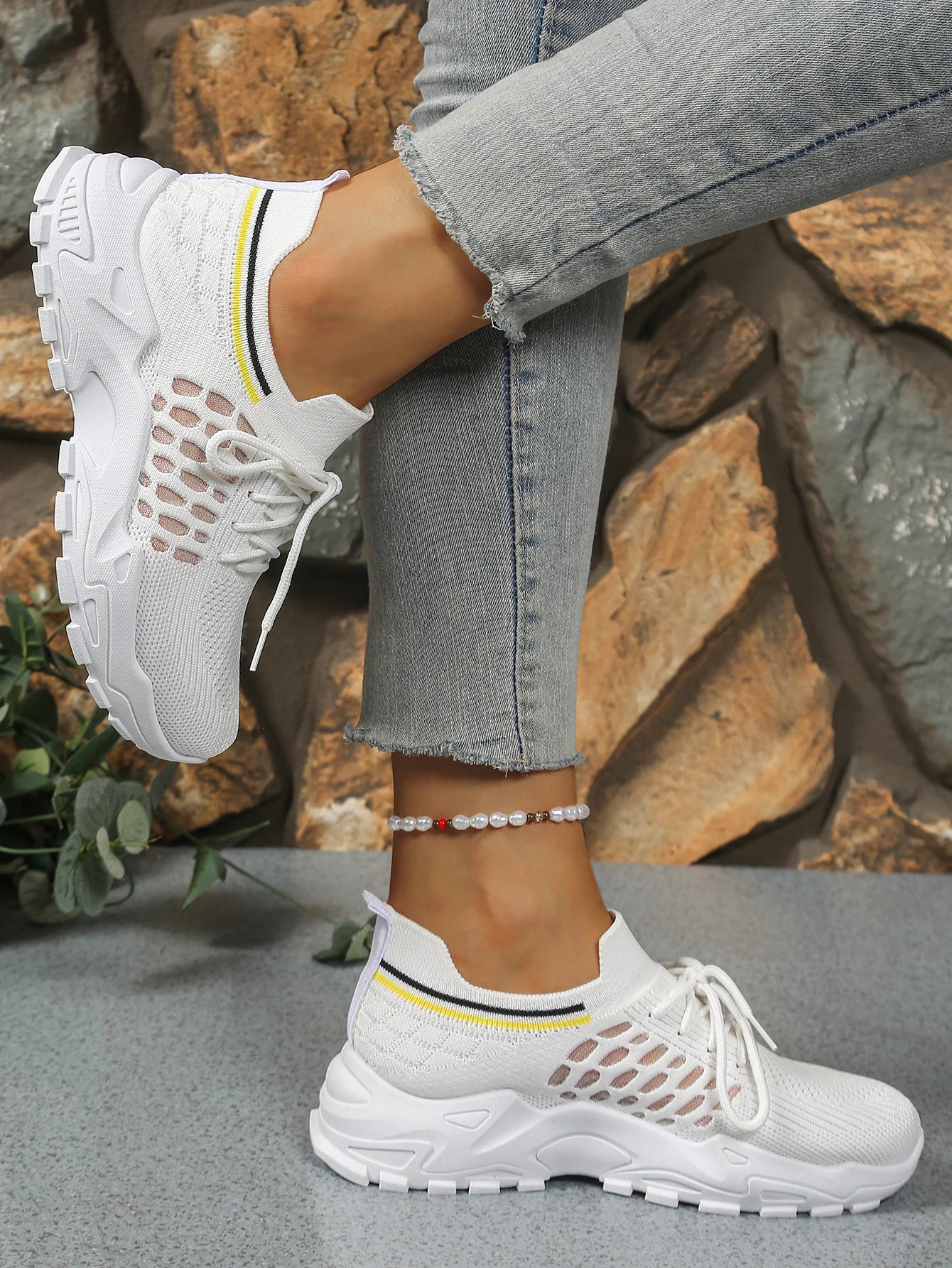 Zapatos de mujer, zapatillas con estampado de leopardo, zapatillas informales ligeras y transpirables para mujer, zapatos de venta con envío gratis