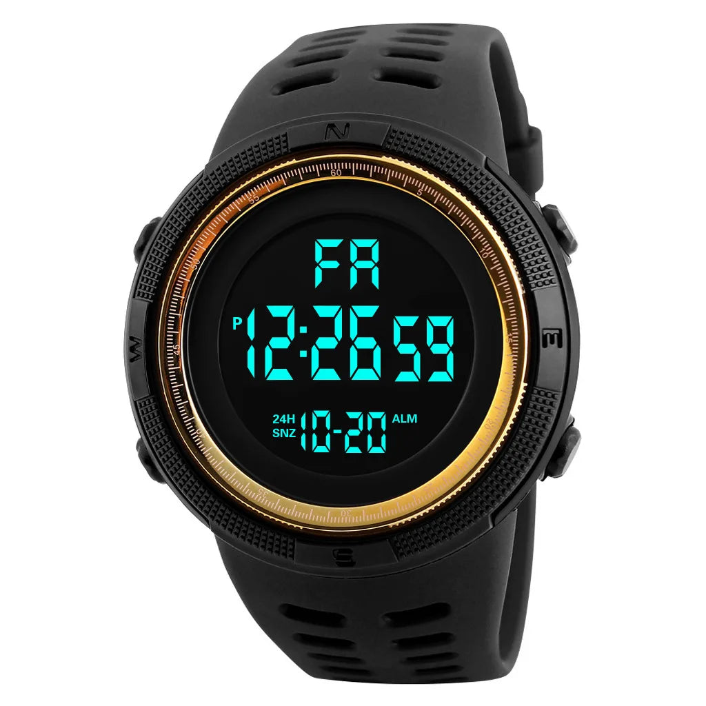 Reloj Digital para hombre, reloj de pulsera deportivo militar, relojes deportivos multifunción resistentes al agua, reloj electrónico para niños y estudiantes, regalos para hombres