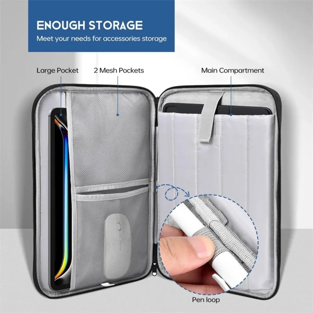 Funda Protectora Impermeable y Resistente a Golpes para Laptop Macbook Air 11 13 Pulgadas con Chip M4 M3 M2, Accesorios para Mac Book