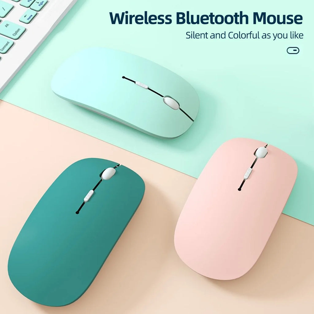 Ratón inalámbrico Bluetooth para iPad, Samsung, Huawei, Lenovo, MiPad, Android, Windows, tableta, batería, ratón para ordenador portátil