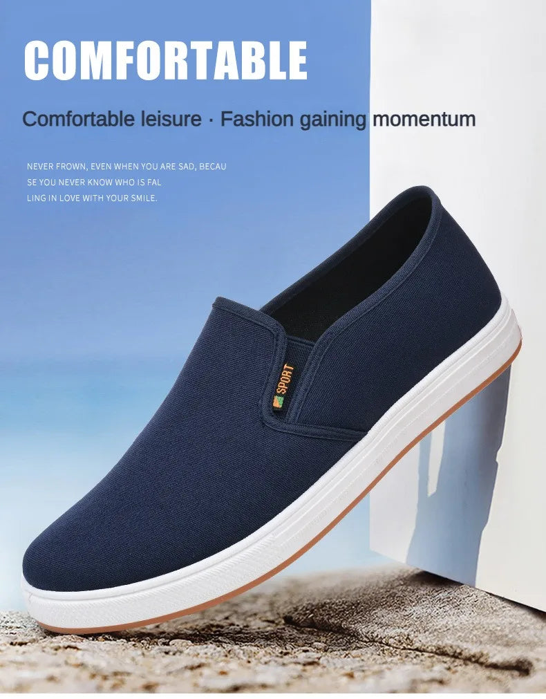 Zapatillas de Lona para Hombre sin Cordones | Livianas y Casuales