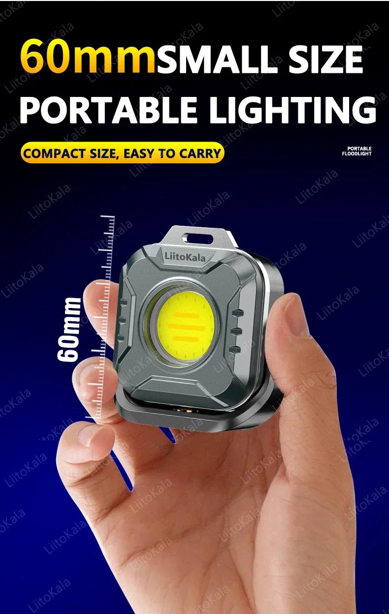 Linterna de Trabajo LED COB 500LM LiitoKala Recargable Tipo C
