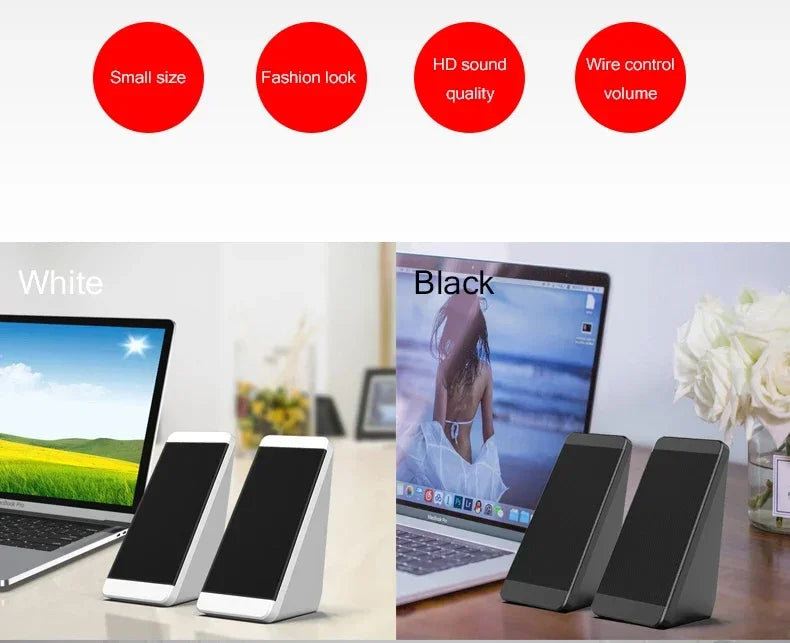 Altavoz De ordenador, caja De sonido para PC, música para ordenador portátil, Caixa De Som, sistema De Audio estéreo USB portátil, deflector acústico, Baffe alto