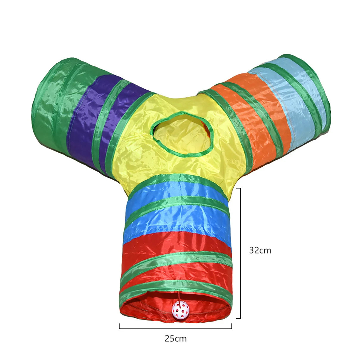 Túnel Plegable para Gatos y Mascotas - Juguete Interactivo