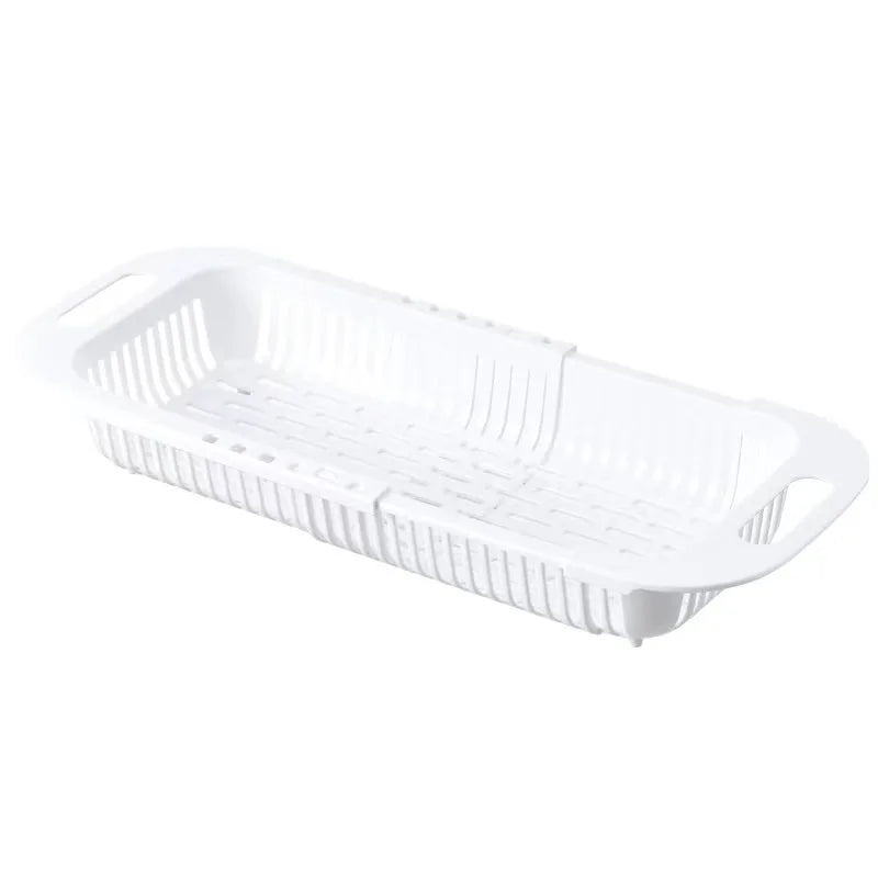 Colador sobre el fregadero, cesta coladora, lavar verduras y frutas, drenaje, accesorios de cocina extensibles, utensilios de cocina