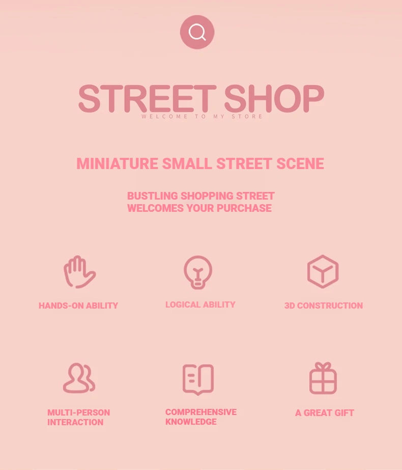 LOZ Food Street Bakery, Tienda de Té con Leche, Modelo Arquitectónico para Armar, Bloques de Construcción de Juguete, Escena de Calle, Regalos de Cumpleaños para Niños