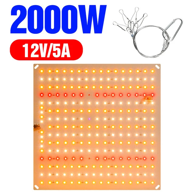 Lámpara LED de Cultivo Phyto para Plantas 3500W
