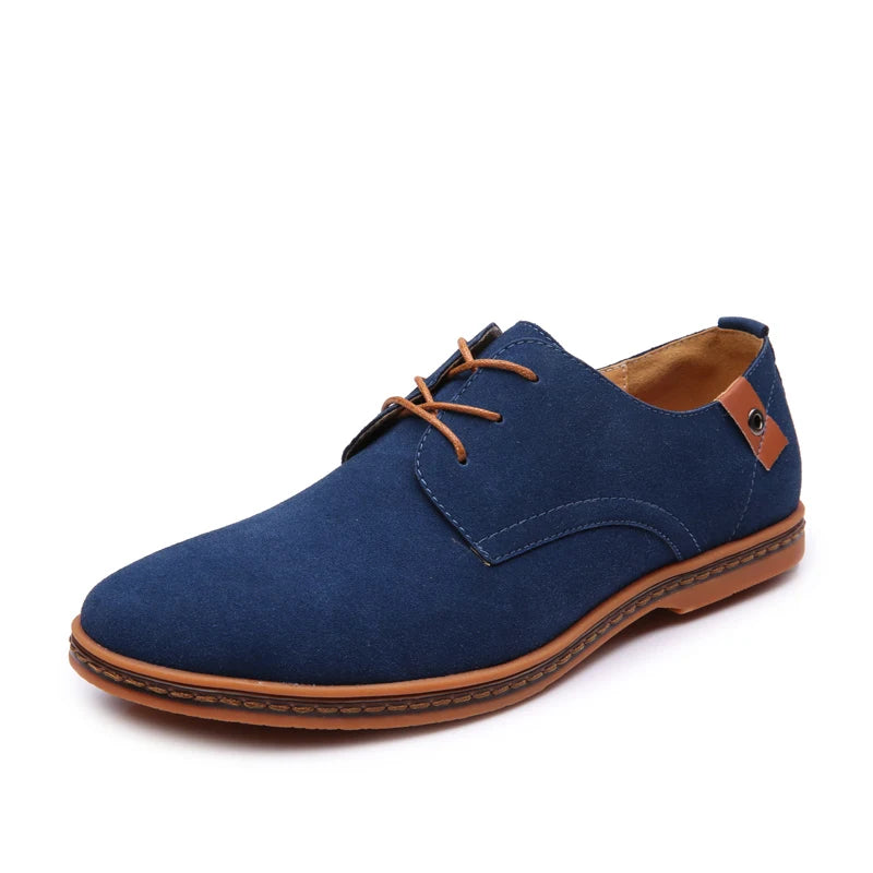 Zapatos Oxford Casuales de Gamuza para Hombre, Transpirables, Cómodos, con Acabado Mate, Zapatos de Negocios, Zapatillas Clásicas, Calzado de Vestir