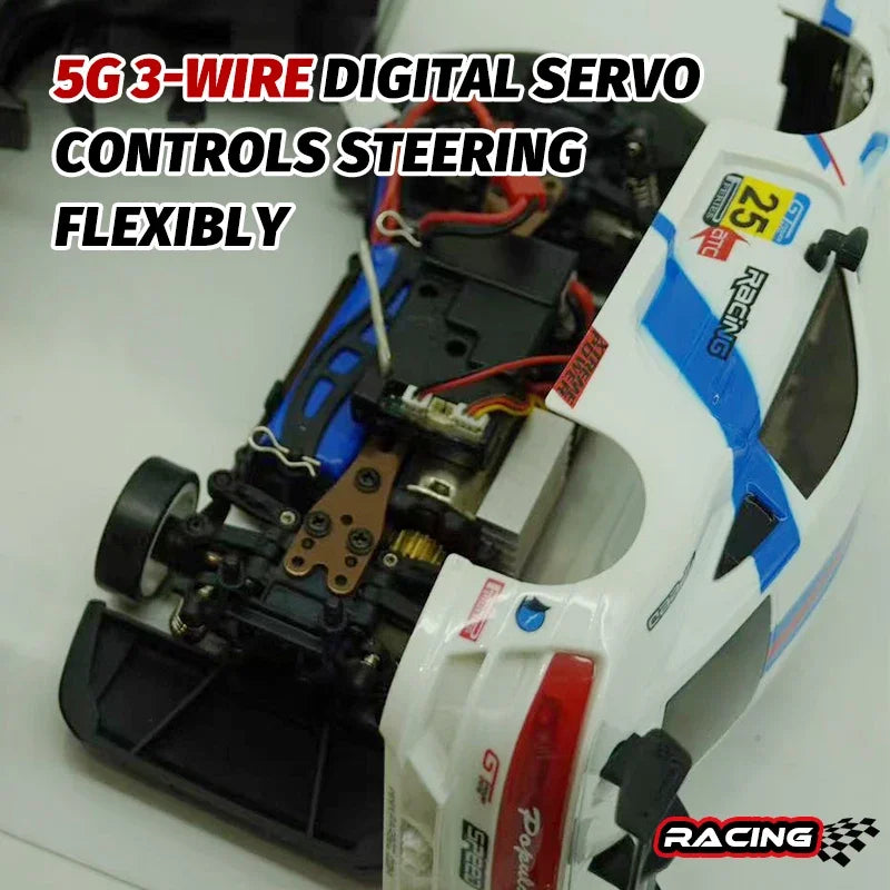 Wltoys RC 284019 Control remoto 1/28 30 Km/H Mosquito de carreras de alta velocidad 2,4 GHz todoterreno RTR Rally Drift Car