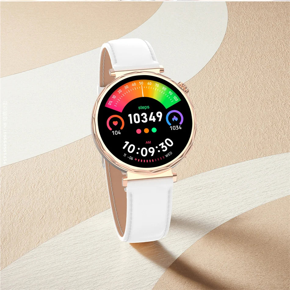 Reloj Inteligente Mujer AMOLED Bluetooth IP68