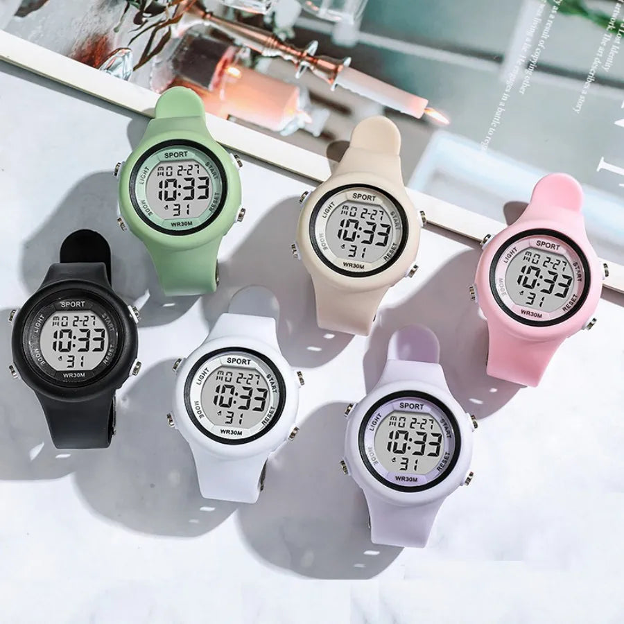 Reloj Multifunción Deportivo Luminoso para Niños