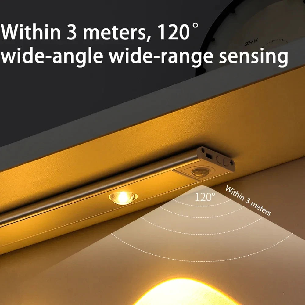 Luz LED para Armario USB con Sensor de Movimiento