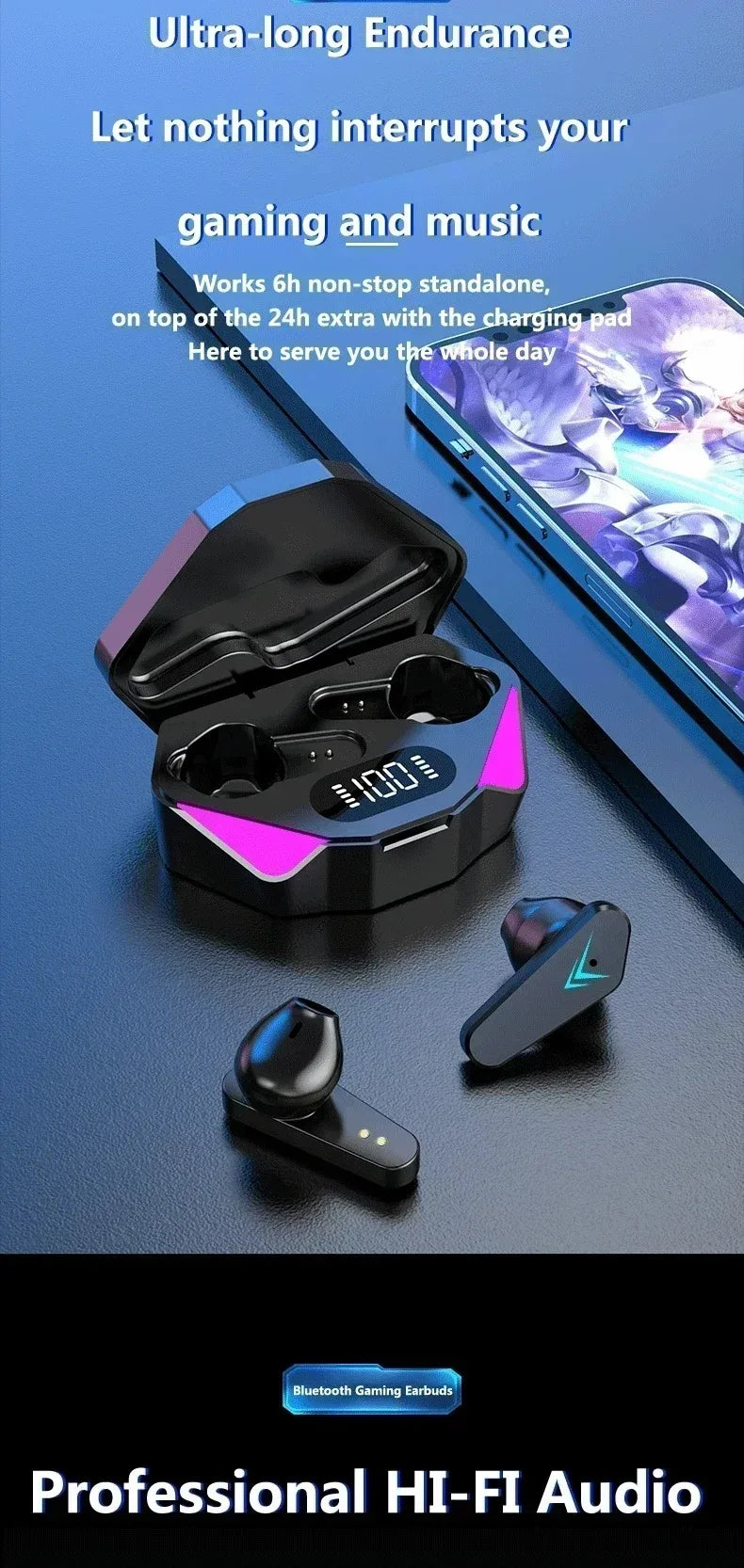 Auriculares Bluetooth TWS X15 Inalámbricos con Micrófono