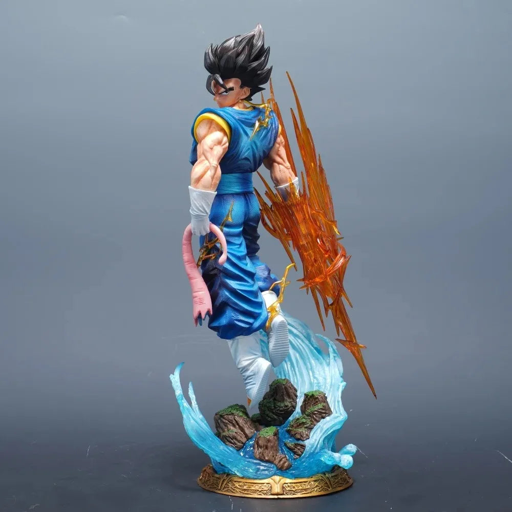Figura de Anime Dragon Ball de 38 cm/14,96 pulgadas, Figura de Acción de Vegetto, Estatua de PVC, Adorno de Escritorio, Modelo Coleccionable, Juguetes, Regalos