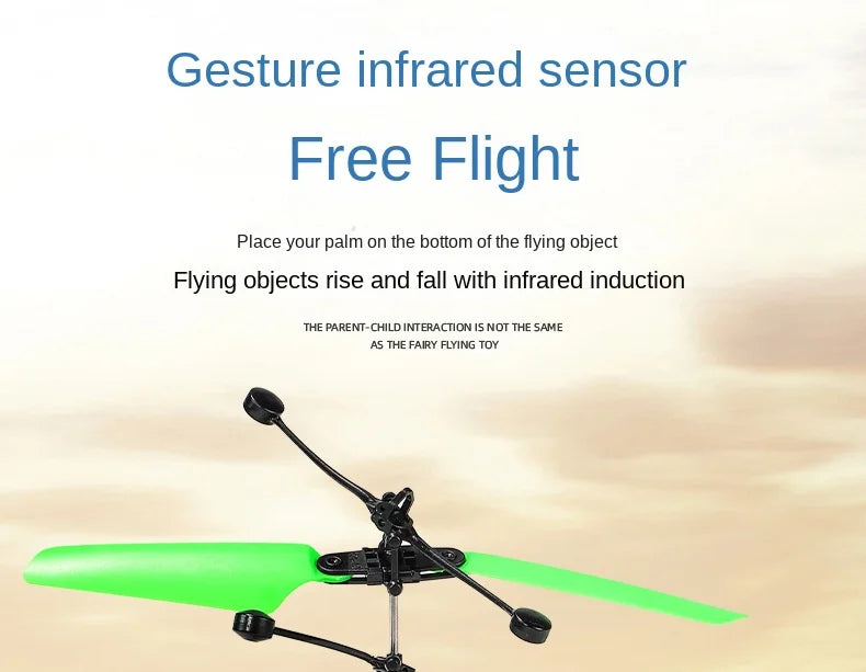 Mini Dron RC con Luces LED Control Remoto y por Gestos