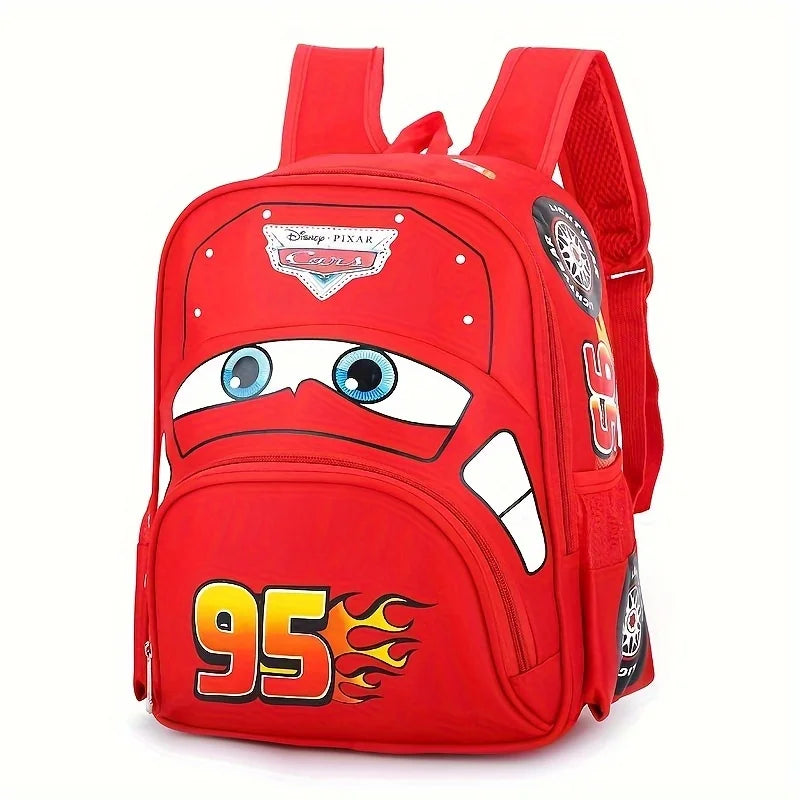 Mochila Escolar Infantil 2026, Linda Mochila de Dibujos Animados para Niños, Mochila Casual con Diseño de Auto