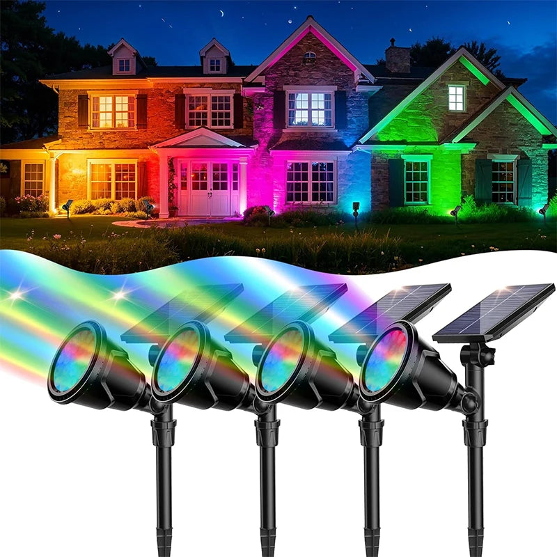 Luces Solares de Jardín para Navidad y Halloween