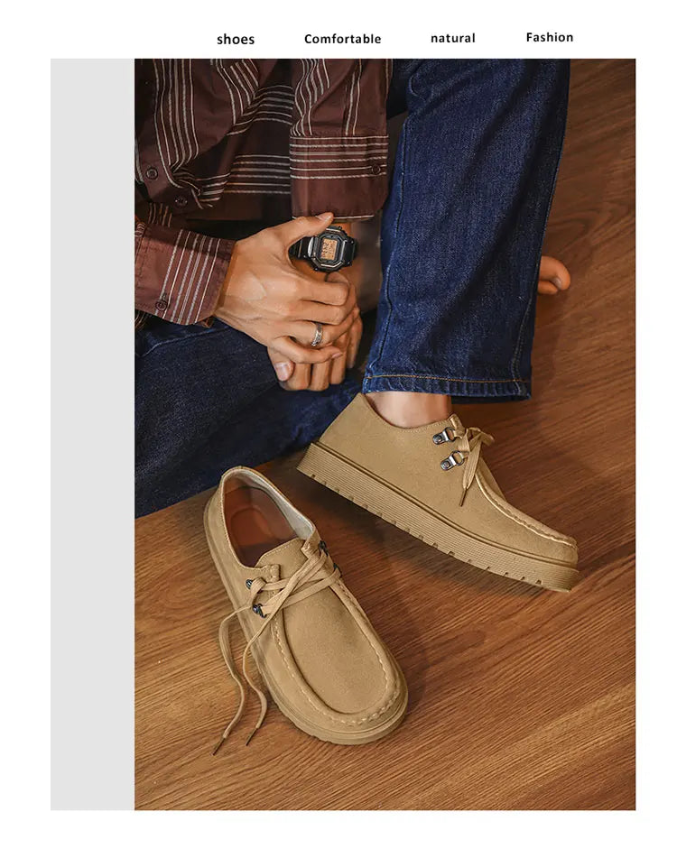 Zapatos descalzos con punta ancha para hombre, calzado informal retro clásico, zapatos ligeros para deportes al aire libre, zapatos para caminar, zapatos de trabajo de suela gruesa de color caqui