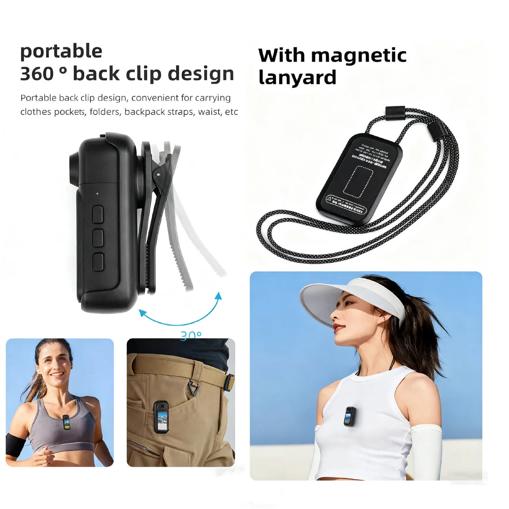 Cámara Corporal X50 Pro 1080P para Ciclismo y Vlog