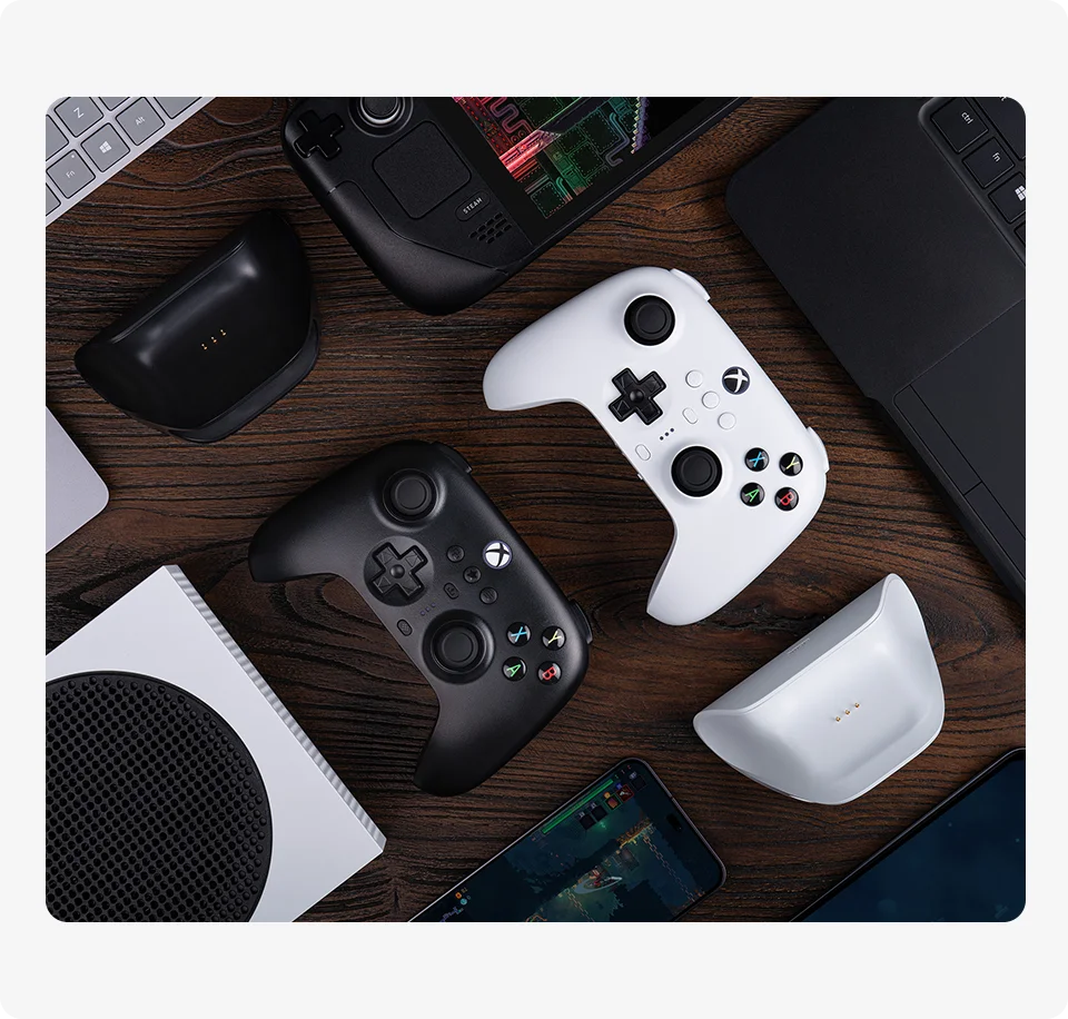 Controlador de juegos 8BitDo Ultimate de 3 modos para Xbox Series X | S, Xbox One Windows y Android Pulsadores de efecto Hall