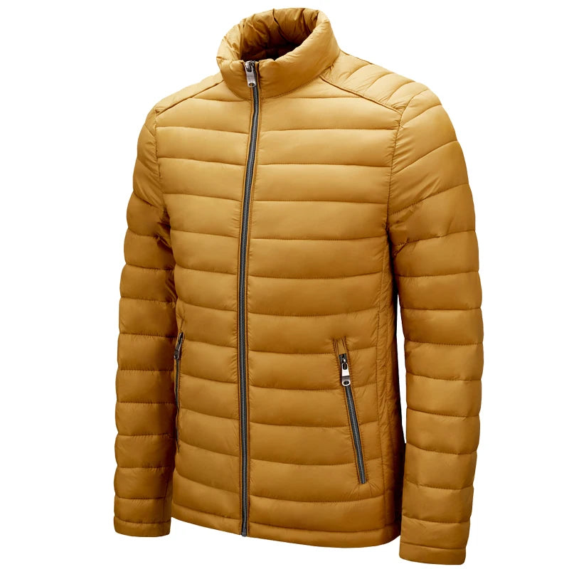 Chaqueta Acolchada con Capucha para Hombre – Abrigo de Invierno