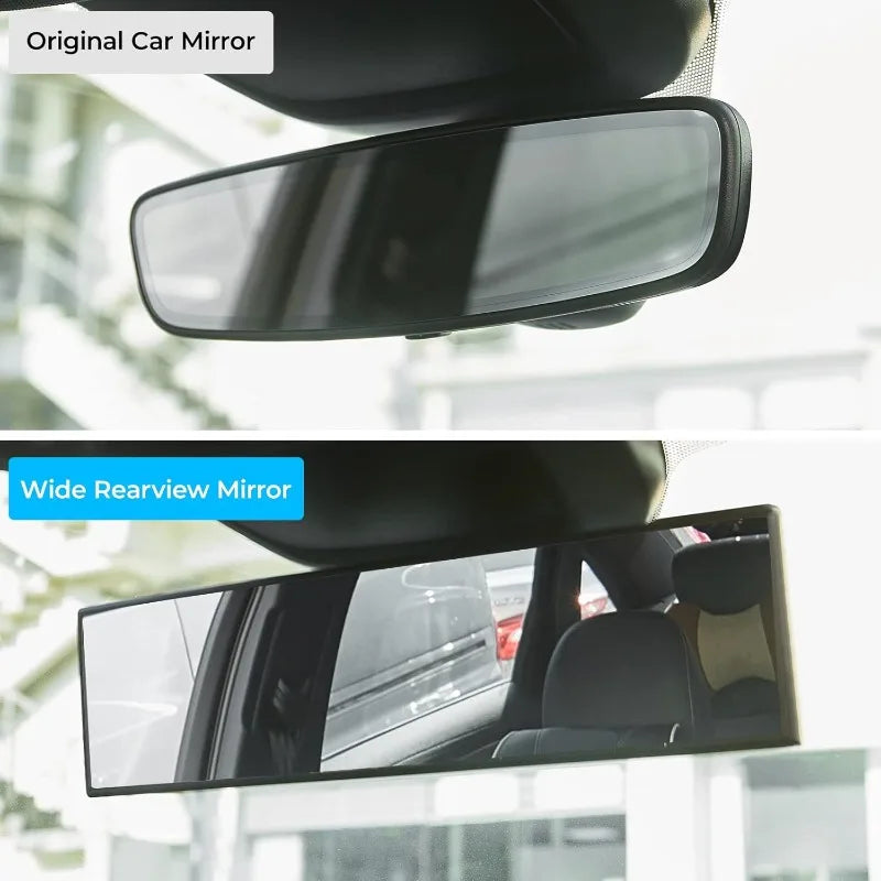 Espejos de coche para bebé, espejo retrovisor Interior, espejo retrovisor convexo gran angular, antideslumbrante, Monito auxiliar panorámico de gran visión