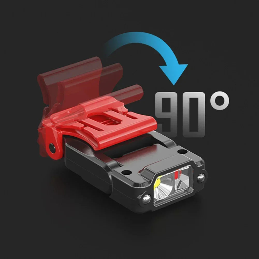 Faro LED Recargable USB con Sensor de Movimiento para Camping