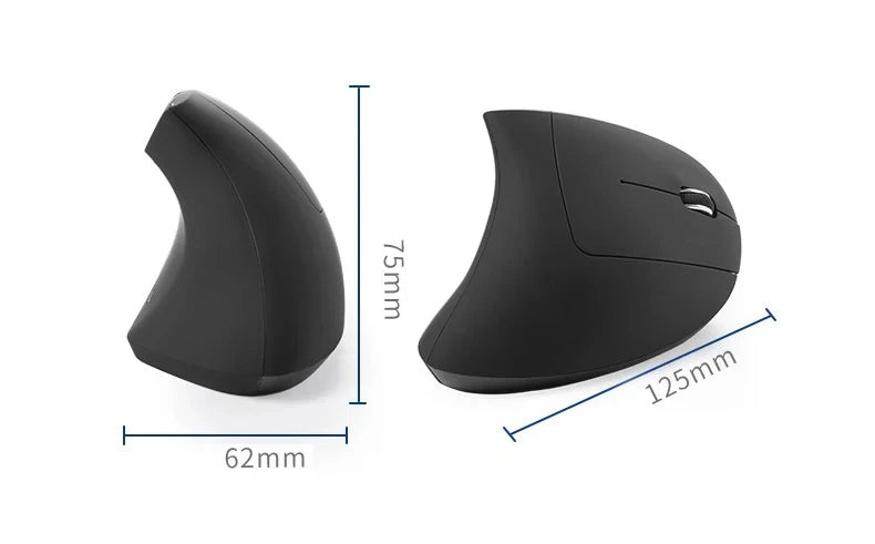 Ratón ergonómico Vertical para juegos, Kit de ratón inalámbrico recargable para jugadores, ratón óptico 2,4G, ordenador, PC, portátil, escritorio, USB