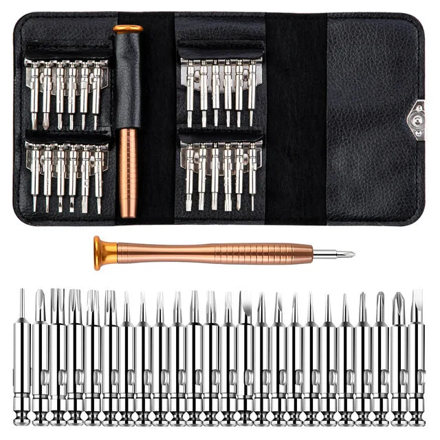 Kit de Destornilladores Magnéticos 140 en 1 Reparación PC