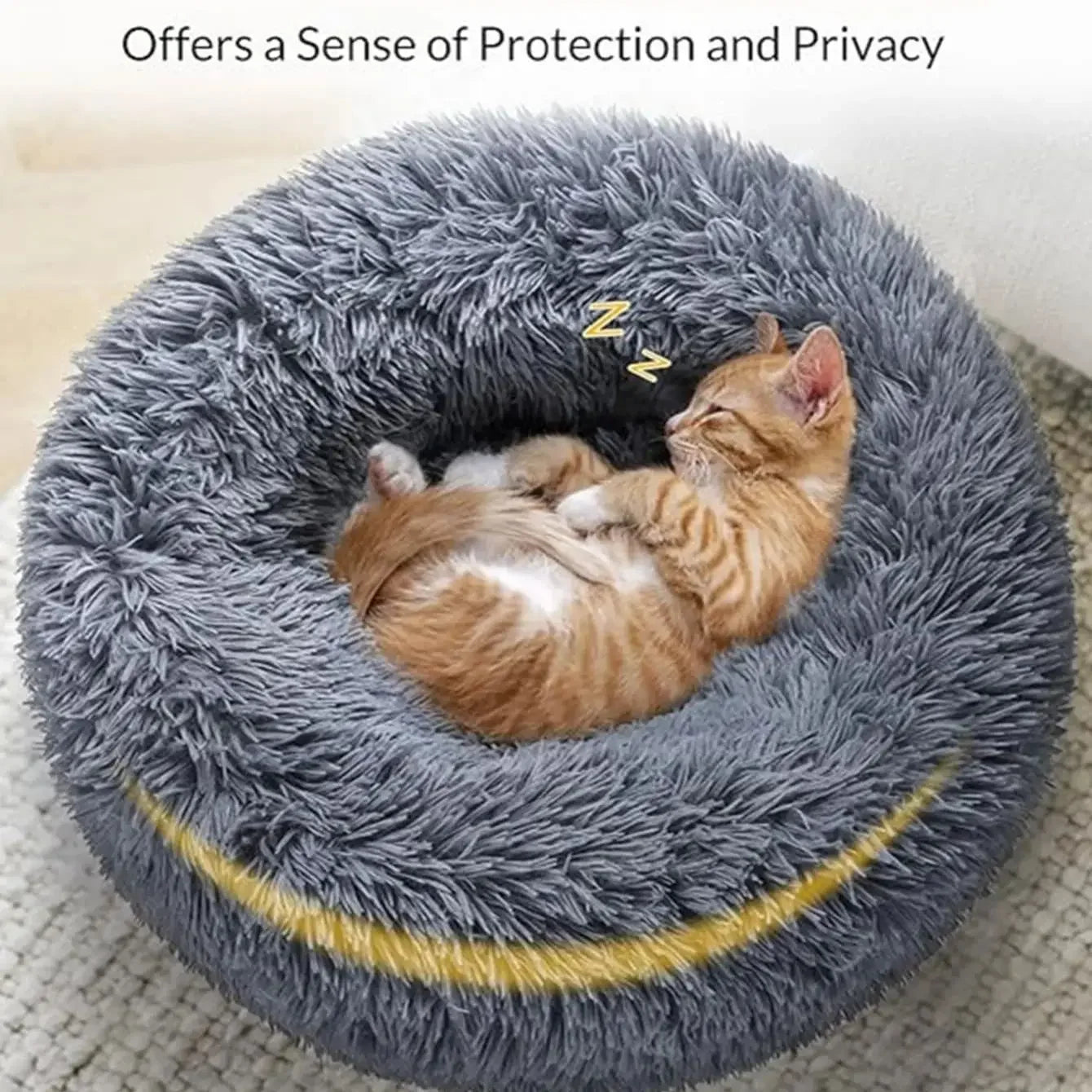 Cama Redonda para Mascotas Super Suave | 6 Tamaños 40-90cm