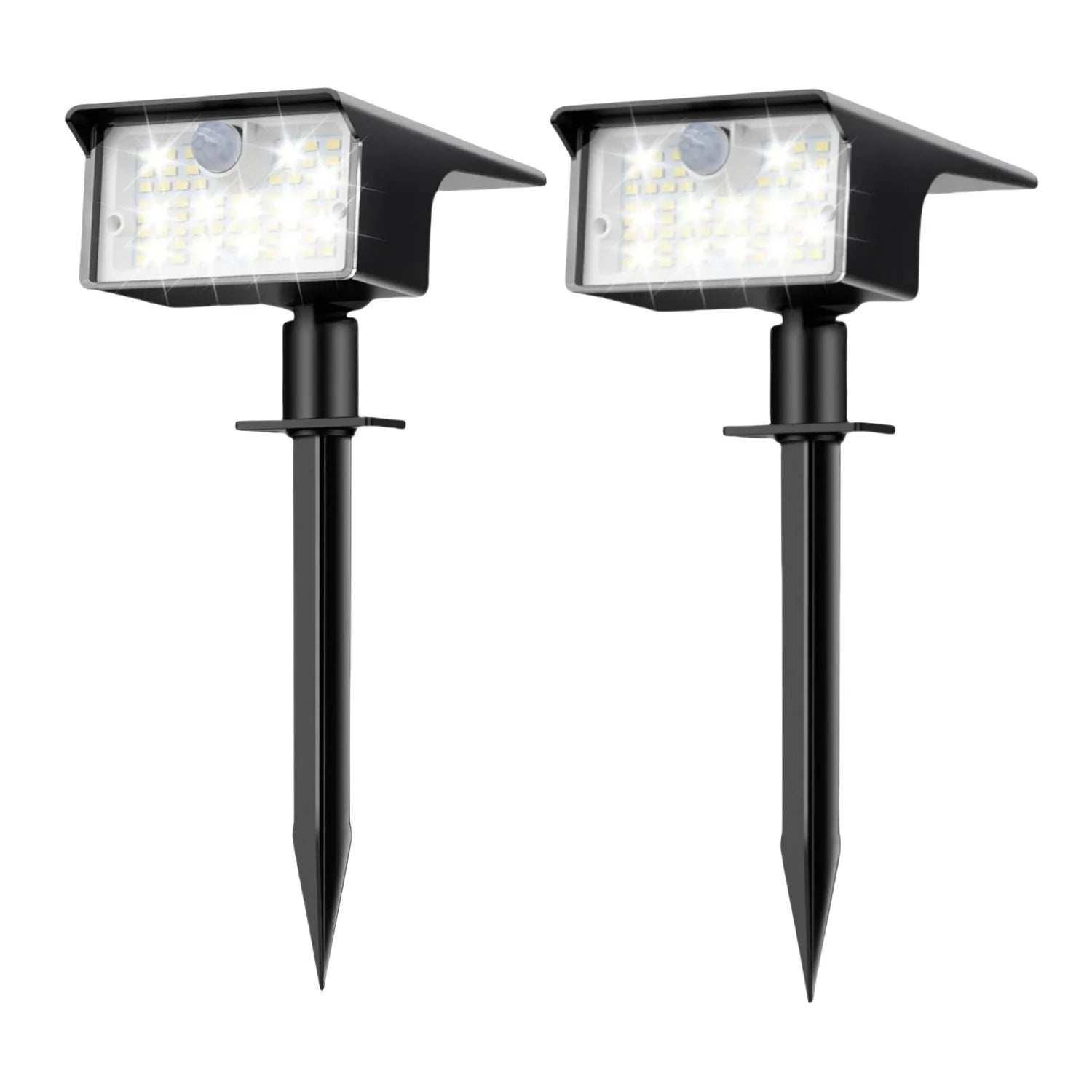 Focos Solares LED con Sensor de Movimiento para Exterior